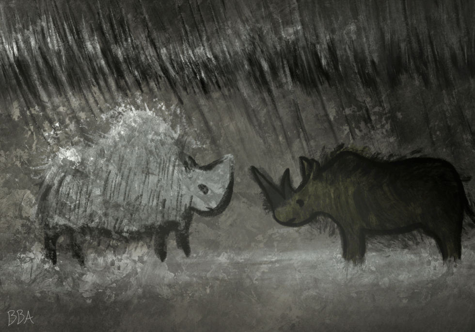 Giant & Woolly Rhino